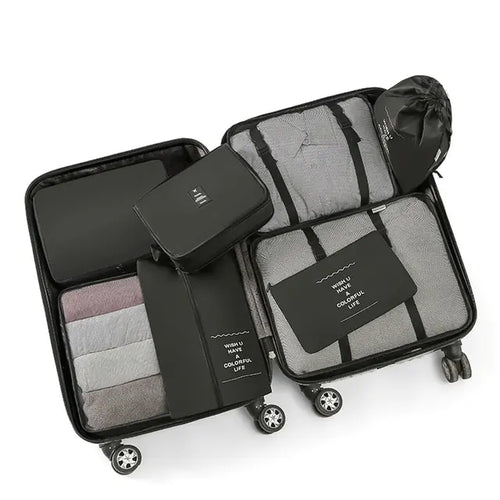 Load image into Gallery viewer, 8 Pieces Large Capacity Luggage Storage Bags
