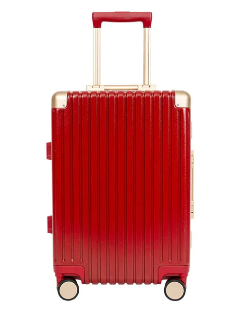 Load image into Gallery viewer, Wheel Boarding Aluminum Frame Luggage
