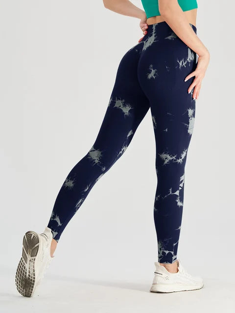 Load image into Gallery viewer, Seamless Tie Dye Leggings
