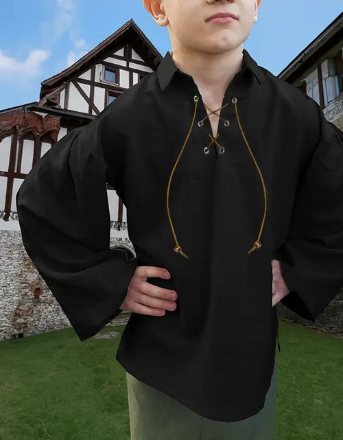 Load image into Gallery viewer, Boys Medieval Pirate Shirt
