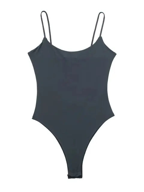 Thin Straps Bodysuit