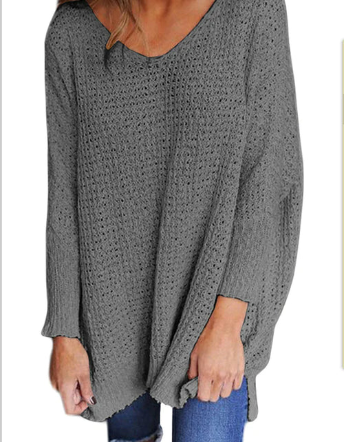 Load image into Gallery viewer, Winter V-neck Sweater Knitwear
