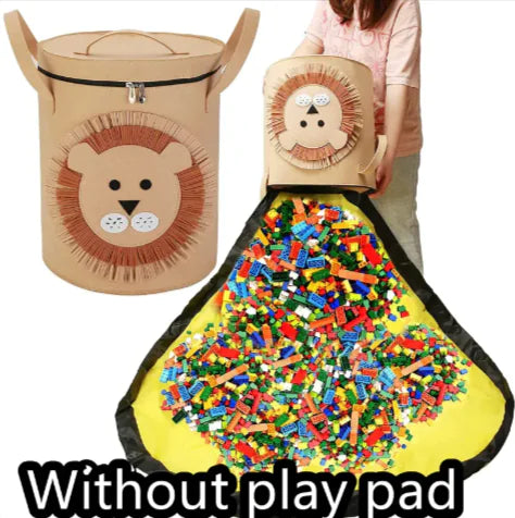 Load image into Gallery viewer, 2-in-1 Felt Toy Storage Bag &amp; Play Mat
