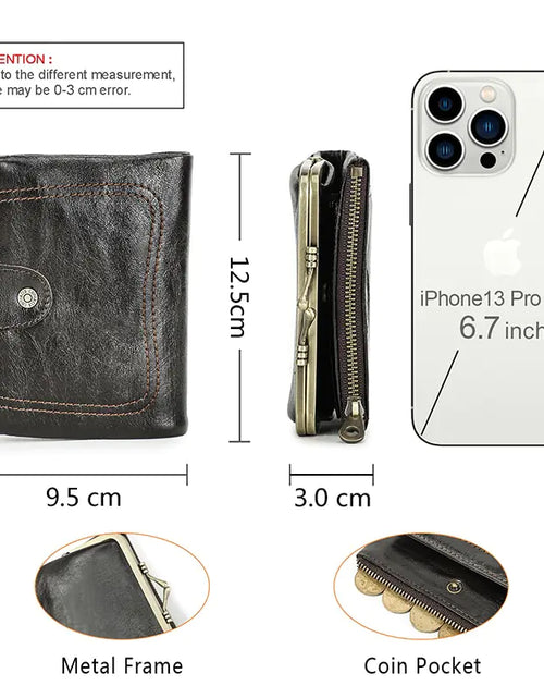 Load image into Gallery viewer, Genuine Leather Wallet Women
