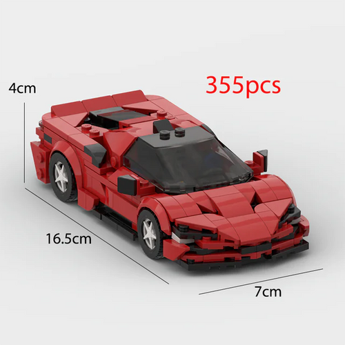 Load image into Gallery viewer, Ferrari Roma Racing Car Brick Toys
