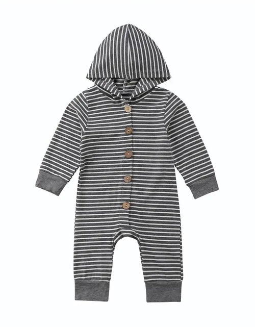 Load image into Gallery viewer, Baby Toddler Hooded Romper
