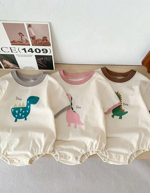 Load image into Gallery viewer, Baby Bodysuit Little Dino Boys Clothes
