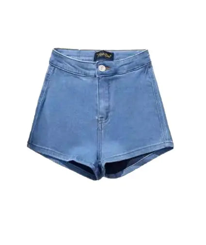 Load image into Gallery viewer, High Waist Denim Shorts
