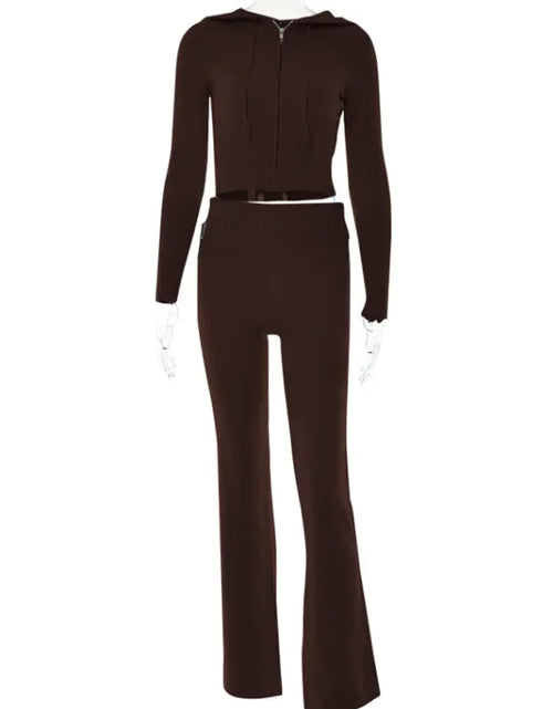 Load image into Gallery viewer, Fashion High Waist Two-piece Suit
