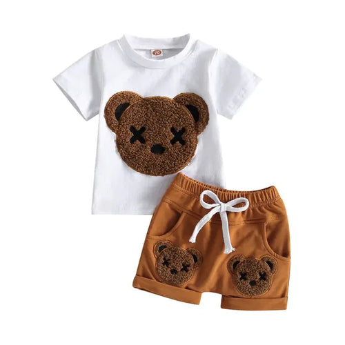 Load image into Gallery viewer, Baby Boys Bear Outfit
