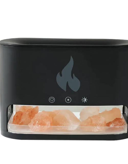 Load image into Gallery viewer, Flame Humidifier with Aromatherapy &amp; Crystal Salt Lamp
