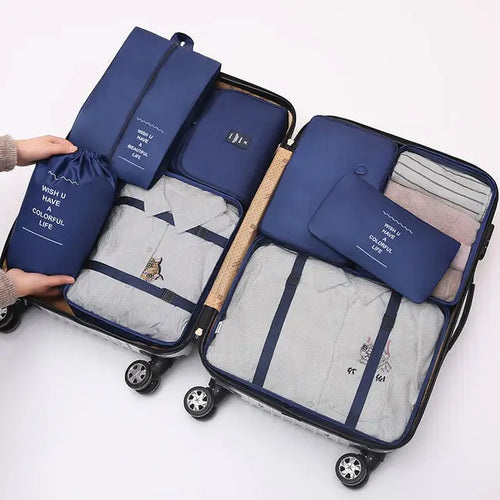 Load image into Gallery viewer, 8 Pieces Large Capacity Luggage Storage Bags
