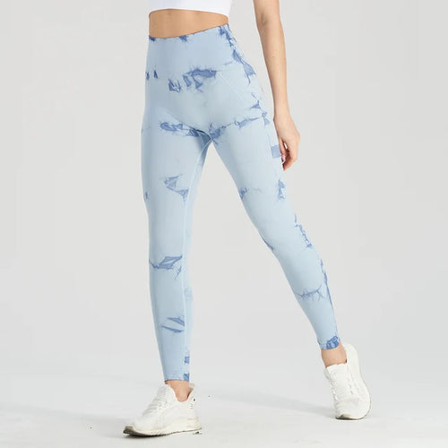 Load image into Gallery viewer, Seamless Tie Dye Leggings
