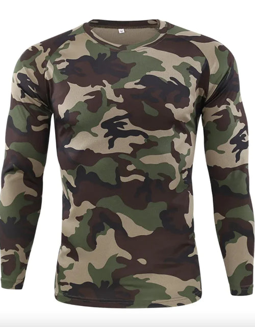 Load image into Gallery viewer, Camouflage Long-Sleeved Cycling Jersey - Outdoor Sports Gear
