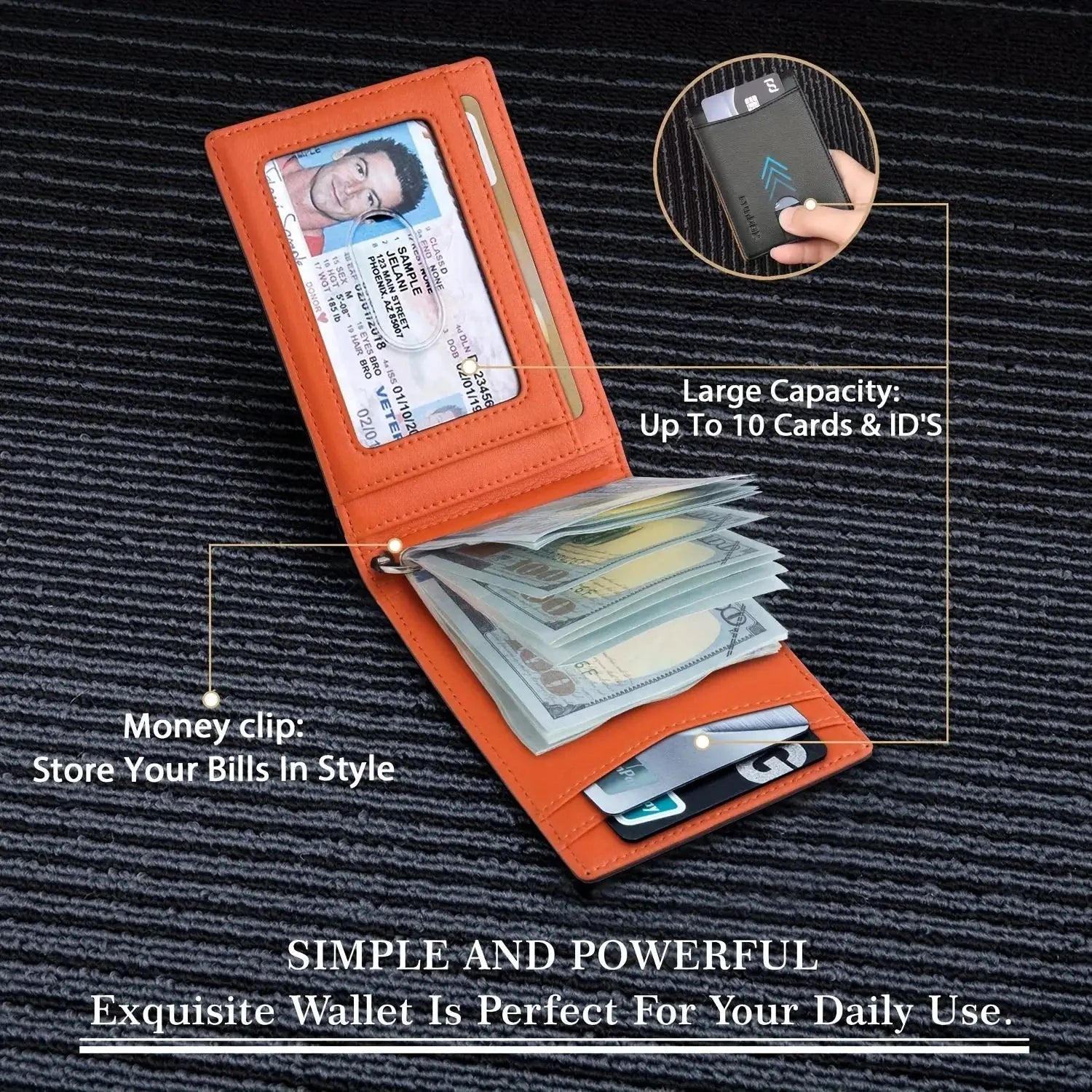 Minimalist RFID Blocking Wallet