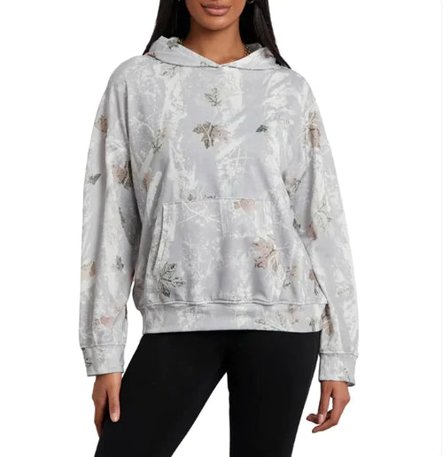 Load image into Gallery viewer, Women&#39;s Loose Camouflage Hoodie Maple Leaf Sweater
