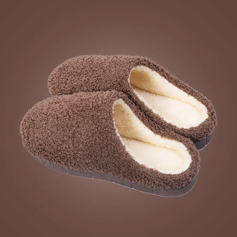 BASIC Fur Indoor Non Slip Slippers