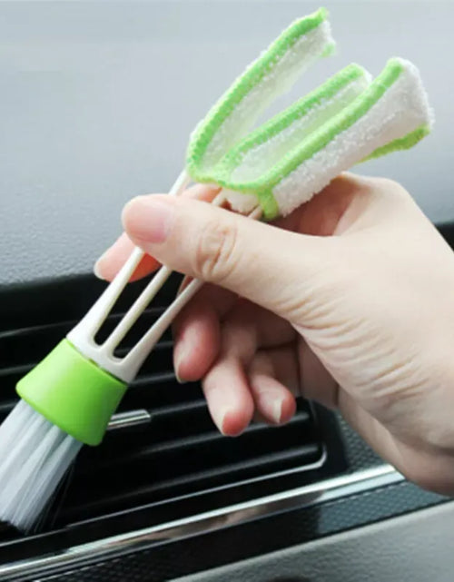 Load image into Gallery viewer, Car Washing Brush Pig Bristles Round Head Paint Car Cleaning Brush With Wooden Handle
