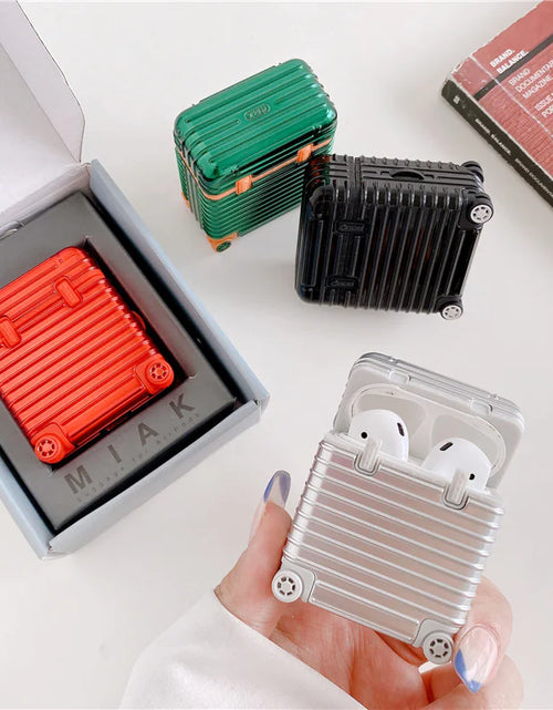 Load image into Gallery viewer, Trendy Suitcase Protective Case for AirPods
