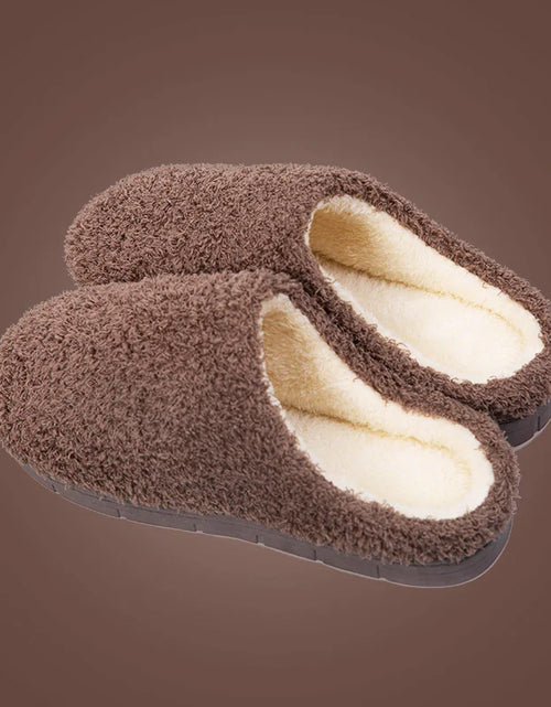 Load image into Gallery viewer, BASIC Fur Indoor Non Slip Slippers
