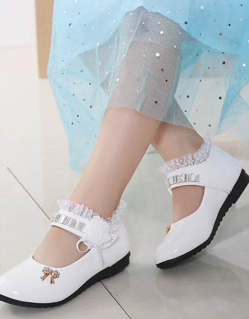 Load image into Gallery viewer, 2020 New Kids&#39; Elegant Princess PU Leather Sandals: Perfect for Weddings &amp; Parties
