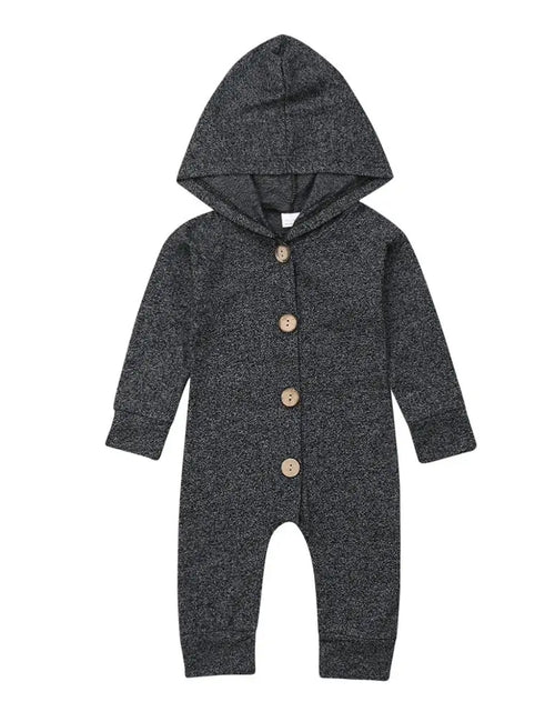 Load image into Gallery viewer, Baby Toddler Hooded Romper
