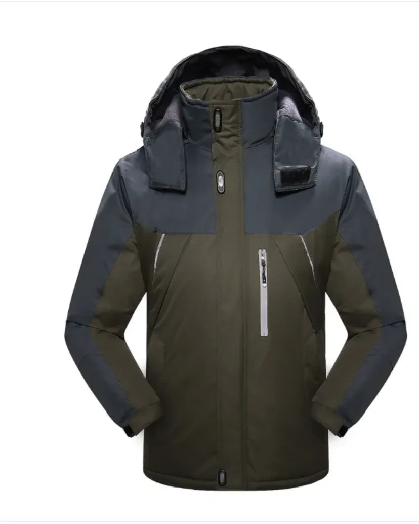 Cold-Proof Fleece-Lined Thickened Jacket