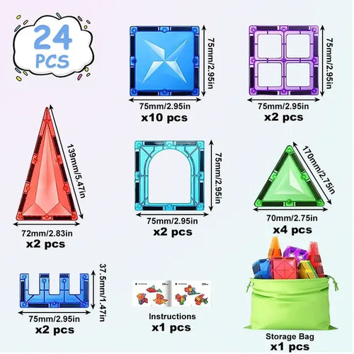 Load image into Gallery viewer, Magnetic Blocks Toys For Kids
