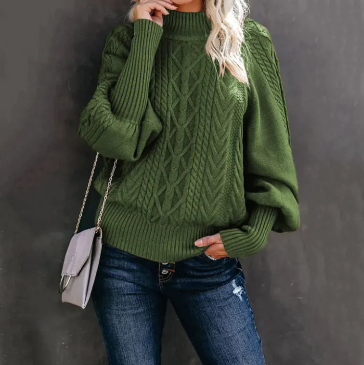 Women's New Style Medium Neck Sweater