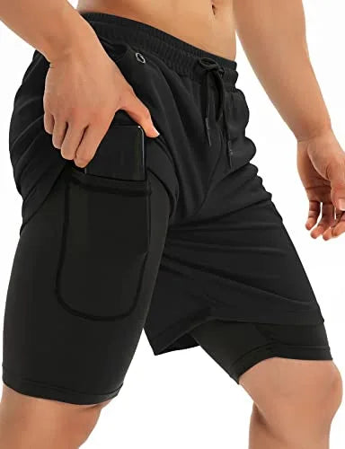 Load image into Gallery viewer, Men&#39;s Premium Gym Athletic Shorts
