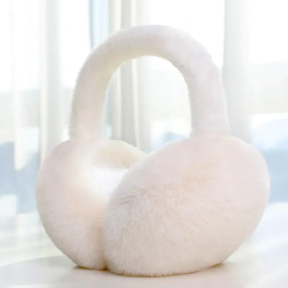 Winter Warm Rabbit Fur Earmuffs