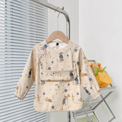 Load image into Gallery viewer, Cute Baby Bibs Toddler Long Sleeve Apron
