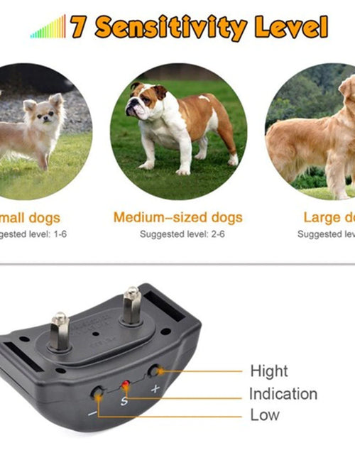 Load image into Gallery viewer, Automatic Anti Bark Barking Dog Shock Control Collar Device Large Medium Small
