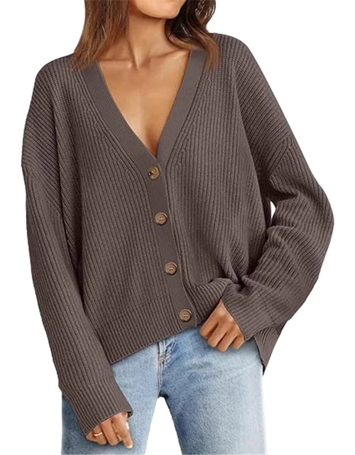 Load image into Gallery viewer, Women&#39;s Lightweight Button Cardigan
