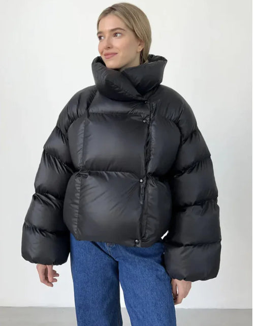 Load image into Gallery viewer, Elegant Women&#39;s Lightweight Cotton-Padded Jacket
