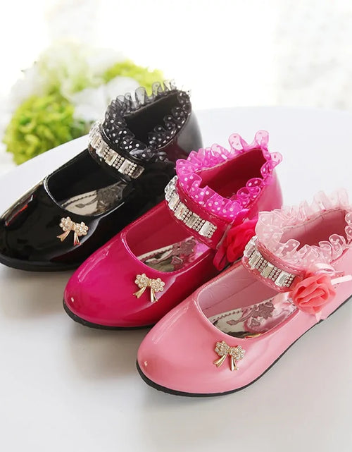 Load image into Gallery viewer, 2020 New Kids&#39; Elegant Princess PU Leather Sandals: Perfect for Weddings &amp; Parties
