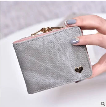 Heart of Gold Compact Wallet