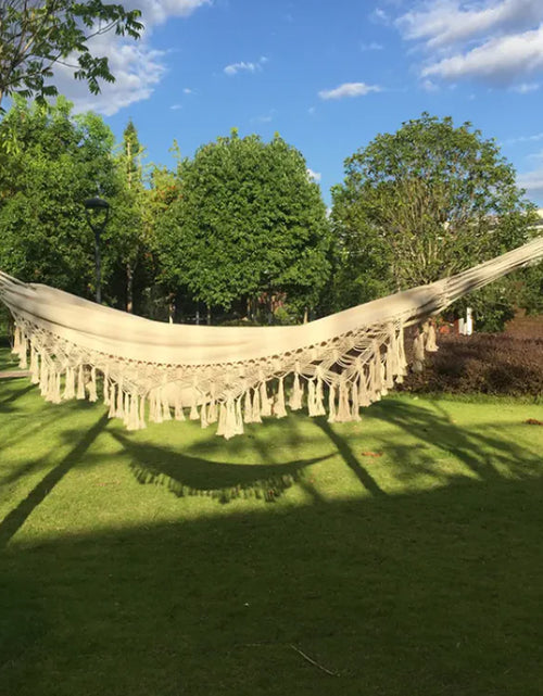 Load image into Gallery viewer, Nordic Bohemian Outdoor Hammock
