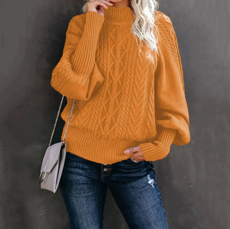 Women's New Style Medium Neck Sweater