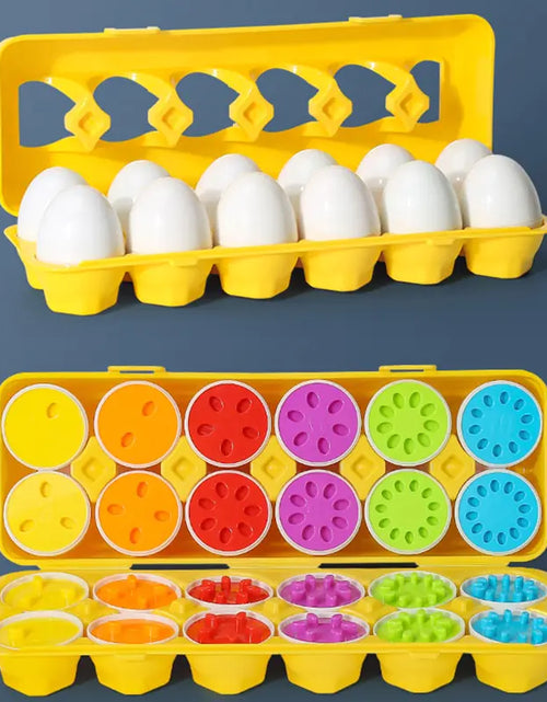 Load image into Gallery viewer, Baby Learning Educational Toy Smart Egg Toy Games Shape Matching Sorters Toys Montessori Eggs Toys For Kids Children 2 3 4 Years
