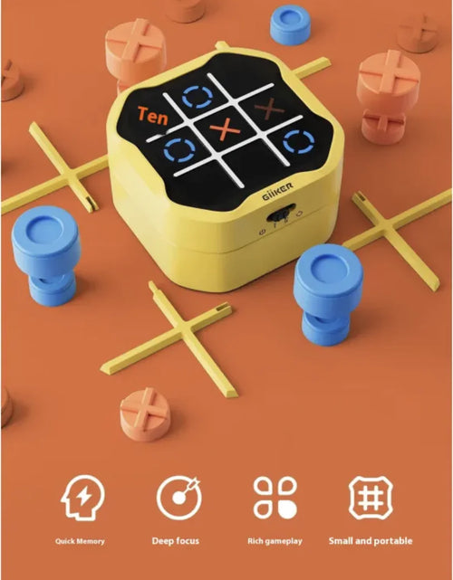 Load image into Gallery viewer, &quot;Qike Super Tic-Tac-Toe All-in-One Chess Collection - Fun &amp; Educational Electronic Toy for Kids&quot;
