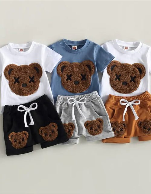 Load image into Gallery viewer, Baby Boys Bear Outfit
