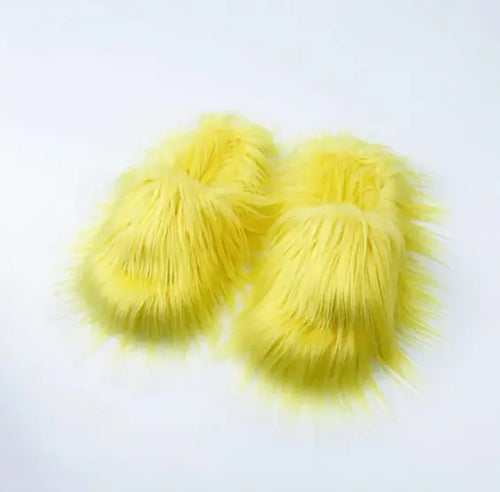 Load image into Gallery viewer, Sheep Long Hair Woolen Slipper
