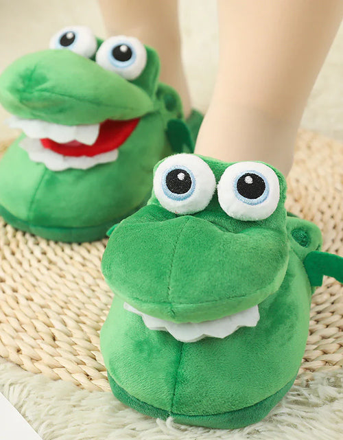 Load image into Gallery viewer, Soft Bottom Plush Toys Indoor Slippers
