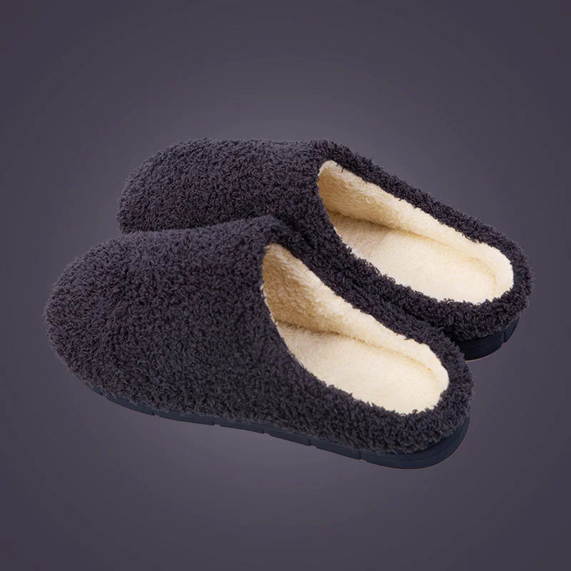 BASIC Fur Indoor Non Slip Slippers