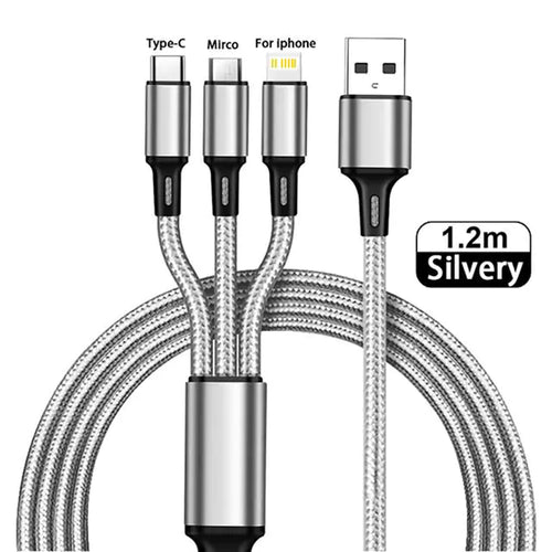 Load image into Gallery viewer, 3 in 1 Type C USB Cable
