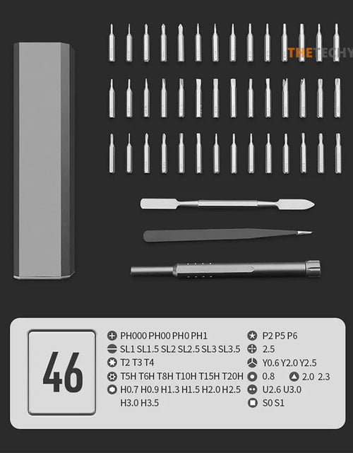 Load image into Gallery viewer, The TechMicro 46 in 1 Magnetic Screwdriver
