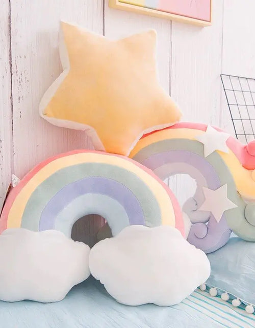 Load image into Gallery viewer, Candy Rainbow Pillow Cushion
