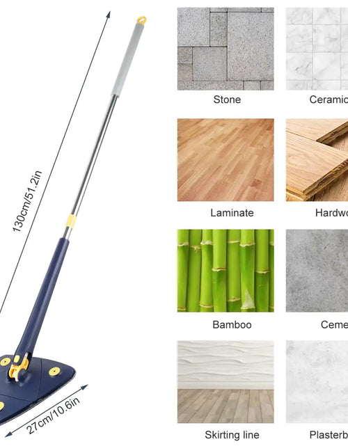 Load image into Gallery viewer, Self-Squeeze Triangular Mop
