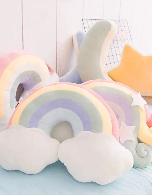 Load image into Gallery viewer, Candy Rainbow Pillow Cushion
